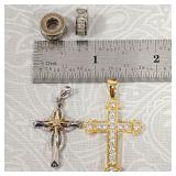 .925 Sterling Silver Pendants Pandora Style Charms