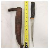 Vintage Normark Fishing Fillet Knife & Sheath
