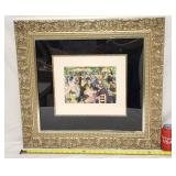 Ambruise Vollard Estate Embossed Renoir Engraving