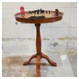 Fancy Chess Backgammon Checkers Bistro Table