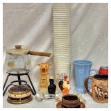Vintage Kitchen Fiesta Ware Pie Whistles Dunkin'