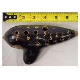 Rare H. Fiehn Antique Ocarina Clay Wind Flute
