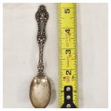 Antique-Vintage 925 Sterling Silver Souvenir Spoon