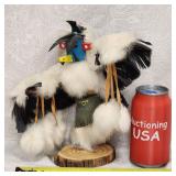 Vintage Hopi Eagle Kachina Doll Signed T.T.