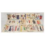 21 1950's-1970's Patterns Vogue Simplicity Advance