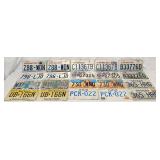 10 Pairs 20 License Plates New Jersey Nevada Ohio