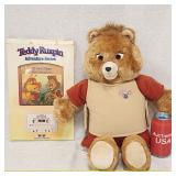 Vintage 1985 Teddy Ruxbin & Extra Book +Tape