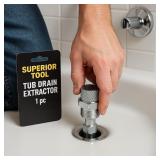 Superior Tool Tub Drain Extractor: 1pc