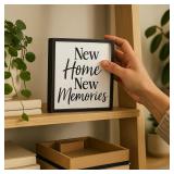 New Home New Memories Wood Decor
