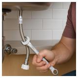 Moen Connector: 1/2FIPx7/8'x12'