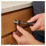 Origin 21 Thora Cabinet Knob: Satin Nickel