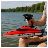 Wave Master RC Boat: 17MPH, 2.4GHz
