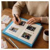 potricher DIY Scrapbook Album: 8x8', 40pg