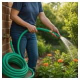 SWAN Vinyl Utility Hose: 1'x15', Green