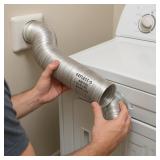 Deflecto Semi-Rigid Aluminum Duct: 4'