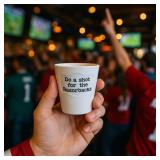 47th & Main Football Double Shot Glass: 12pcs