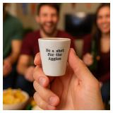 47th & Main Football Double Shot Glass: 12pcs