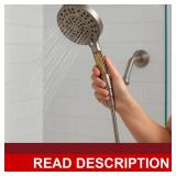 Allen+Roth Kensley 9-Spray Showerhead: Brushed Nic