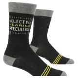 BlueQ Selective Hearing Specialist Men's Socks