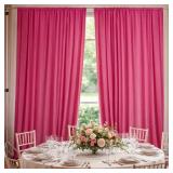 AKTRADING Polyester Backdrop Curtains: Fuschia
