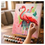 Flamingo Paint By Number Kit