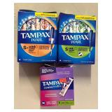 Lot of Tampax Pearl Tampons