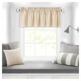 Achim Kendal Rod Pocket Tailored Valance: Natural