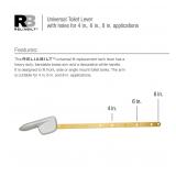 RELIABILT Cuttable Chrome Tank Lever