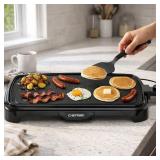 Chefman 10x20' Nonstick Griddle: Black
