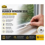M-D 17'x5/16x1/4' White TPV Window Weatherstrip