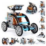LuckyDoug 12-in-1 Solar Robot Kit: Ages 8-13