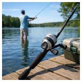 Zebco 33 6' Medium Telecast 10lb: Rod Combo