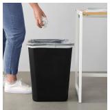 AmazonBasics 10gal Rectangular Wastebasket 2pk