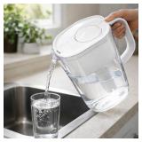 Brita Water Pitcher Original 1: White, REBEL