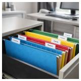 Pendaflex 1/5-Cut 5-Color 25pcs: Hang Folders