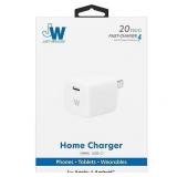 JustWireless Rapid Travel Charger: Nokia Silver