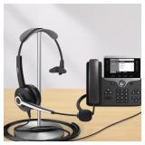 Wantek Cisco Phone Headset w/Noise Canceling