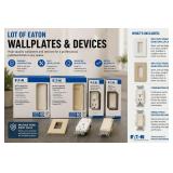 Lot Eaton Wallplates Combo Switch Decorator