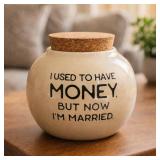CreativeBrands 5' Ceramic Coin Bank w/ Cork