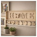 Interchangeable Icons Home Wood Wall Decor