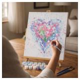 Heart Paint By Number Kit