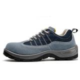 fayengan Steel Toe Safety Shoes: Gray, 6 US