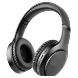 JH-919 Foldable Stereo Headphones: Black