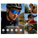 WISTON XL Z87 Sunglasses UV400: Blue, X-Large