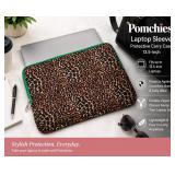 Pomchies Leopard Laptop Sleeve 13.5' Case