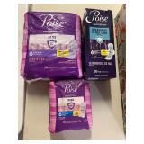 Lot of Poise Pads & Overnight Ultra Thin Pads