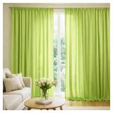 AKTRADING Polyester Backdrop Curtains: LtGreen