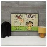 Peanuts Comic Strip 18x11.75' Wood Wall Art