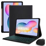Backlit Keyboard Case w/Mouse: Samsung S6 Lite