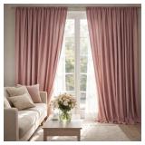 AKTRADING Polyester Backdrop Curtains: DustyRose
